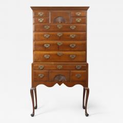 QUEEN ANNE FLAT TOP HIGHBOY - 1353021