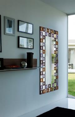 Quadrati Contemporary Venetian Mirror from Murano - 2049060