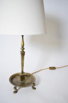 Quadripod lion paws bronze lamp 1960s  - 4695771