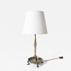 Quadripod lion paws bronze lamp 1960s  - 4702064