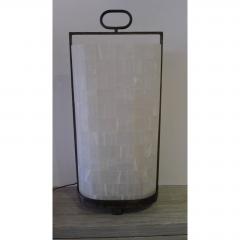 Quartz and Iron Tall Table Lamp - 1313698