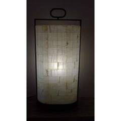 Quartz and Iron Tall Table Lamp - 1313700