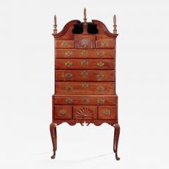 Queen Anne Bonnet Top Highboy - 575308