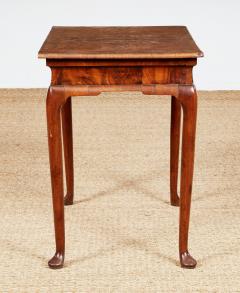 Queen Anne Burl Walnut Side Table - 3921215