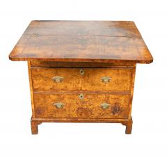 Queen Anne Burr Walnut Bachelors Chest - 4322926