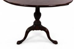 Queen Anne Cherry Wood Tilt Top Table with Cabriole Legs - 1424205