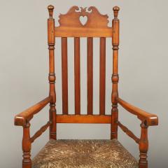 Queen Anne Heart and Crown Armchair - 3943788