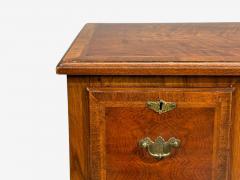 Queen Anne Lowboy Writing Desk Burl Crotch Mahogany Veneer Walnut England - 4703586