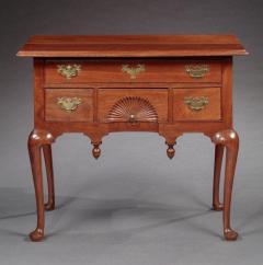 Queen Anne Lowboy with a Fan Carved Drawer - 663492