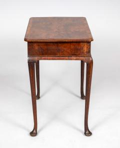 Queen Anne Period Burl Walnut Side Table Circa 1710 - 4166406