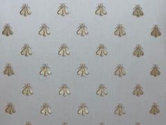 Queen Anne Scalamandre Fabric Mahogany Wingback Chair England 19th c  - 4409365