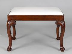 Queen Anne Style Mahogany Stool - 2314449