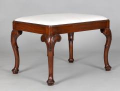 Queen Anne Style Mahogany Stool - 2314452