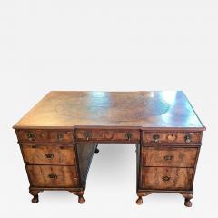 Queen Anne Style Pedestal Desk - 2237322