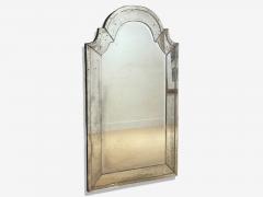 Queen Anne Style Venetian Wall Mirrors Antiqued Beveled Glass Dome Top - 4407596