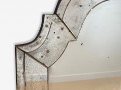 Queen Anne Style Venetian Wall Mirrors Antiqued Beveled Glass Dome Top - 4407597