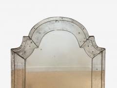 Queen Anne Style Venetian Wall Mirrors Antiqued Beveled Glass Dome Top - 4407598