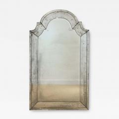 Queen Anne Style Venetian Wall Mirrors Antiqued Beveled Glass Dome Top - 4412165