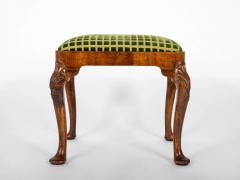 Queen Anne Style Walnut Stool - 3246287