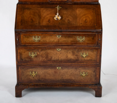 Queen Anne Two Part Walnut Secretary Desk - 2915643