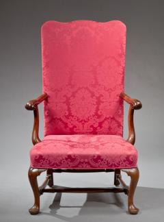 Queen Anne Upholstered Back Armchair - 219256