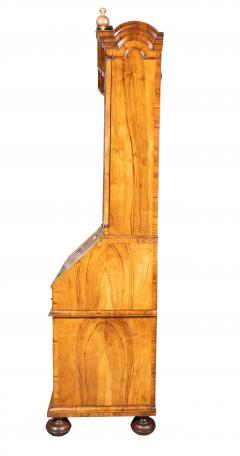 Queen Anne Walnut Double Dome Bureau Bookcase - 4322990