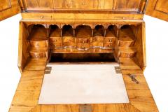 Queen Anne Walnut Double Dome Bureau Bookcase - 4323024