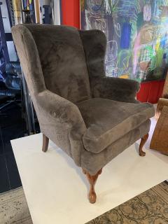 Queen Anne Wingback Chair - 3996917