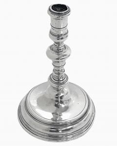Queen Anne silver taper stick London 1704 Richard Syngin Syng  - 3506440