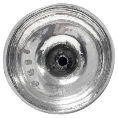 Queen Anne silver taper stick London 1704 Richard Syngin Syng  - 3506442