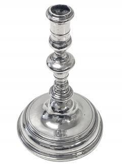 Queen Anne silver taper stick London 1704 Richard Syngin Syng  - 3506443