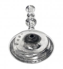 Queen Anne silver taper stick London 1704 Richard Syngin Syng  - 3506446
