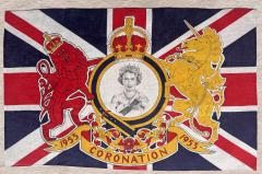 Queen Elizabeth II Coronation Flag 1953 - 4124083