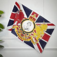 Queen Elizabeth II Coronation Flag 1953 - 4149079