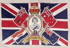 Queen Elizabeth II Coronation Flag 1953 - 4124084