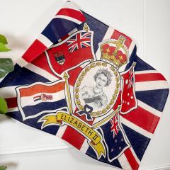 Queen Elizabeth II Coronation Flag 1953 - 4149091
