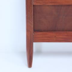 Queen size walnut and rosewood headboard C 1960  - 3248923