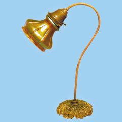 Quezal Glass Desk Lamp circa 1910 - 2229617