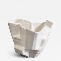 R A Pesce Small Cool White Vessel XX - 1314077