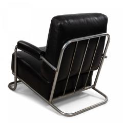 R C Coquery French Art Deco Tubular Chrome Arm Chair - 4650468