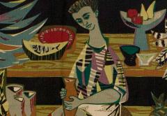 R Debir Extremely Fine Mid Century French Tapestry design and Signed by R Debir - 4241740