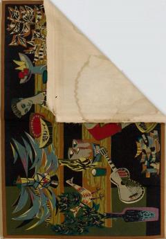 R Debir Extremely Fine Mid Century French Tapestry design and Signed by R Debir - 4241742