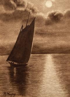 R Robert Montgomery Moonlight Sail  - 2966182