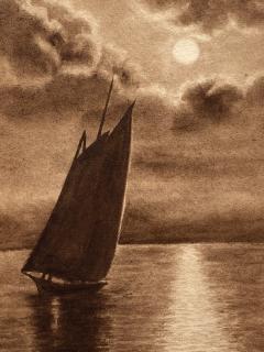 R Robert Montgomery Moonlight Sail  - 2966183