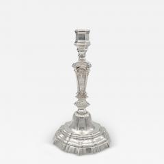 R gence Style Silver Candlestick France circa 1920 - 4209678