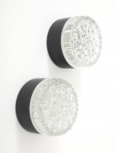 RAAK Pair of Frosted Bubble Dot Glass Wall Lights Sconces by RAAK - 4720641