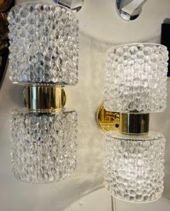 RAAK RAAK Dutch 1960s Golden Bubble Crystal Wall Lamps Midcentury - 3289110