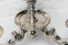 RARE 17 18TH CENTURY DUTCH SILVERED BRONZE CANDELABRA - 3023787