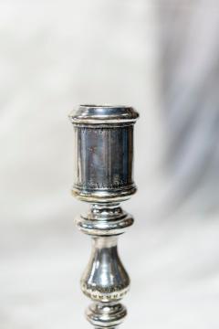 RARE 17 18TH CENTURY DUTCH SILVERED BRONZE CANDELABRA - 3023793