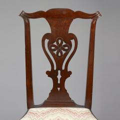 RARE AND POSSIBLY UNIQUE TRANSITIONAL CHIPPENDALE BALLOON SEAT SIDE CHAIR - 1351111